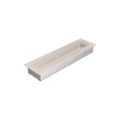 KRATKI KRATKA KOMINKOWA PROSTOKĄTNA KREMOWA 110X420 MM