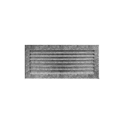 KRATKI KRATKA KOMINKOWA FRESH CZARNO-SREBRNA 170X370 MM