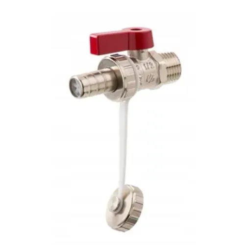 ARCO TEIDE ZAWÓR KULOWY DO WODY MOTYLKOWY DN15 (1/2'') PN10 SPUSTOWY GZ 504220