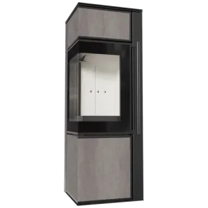 KRATKI PRO PIEC STALOWY KOZA TORA/S 8 KW FI 150 SPIEK NATURALI PIETRA DI SAVOIA GRIGIA BOCCIARDATA Z DOMYKANIEM