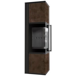 KRATKI PRO PIEC STALOWY KOZA TORA/M 8 KW FI 150 SPIEK OXIDE MORO CZARNE WYŁOŻENIE