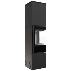 KRATKI PRO PIEC STALOWY REN/M PRAWY BIAŁE WYŁOŻENIE FI 150 7 KW Z DOMYKANIEM
