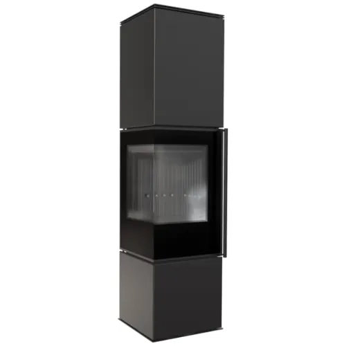 KRATKI PRO PIEC STALOWY REN/S LEWY CZARNE WYŁOŻENIE FI 150 7 KW