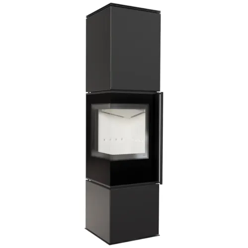 KRATKI PRO PIEC STALOWY REN/S LEWY BIAŁE WYŁOŻENIE FI 150 7 KW