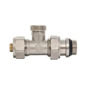 ALTECH ZAWÓR GRZEJNIKOWY ZE ŚRUBUNKIEM DO PEX PROSTY POWROTNY 1/2X16 MM