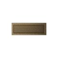 KRATKI KRATKA KOMINKOWA PROSTOKĄTNA CZARNO-ZŁOTA Z ŻALUZJĄ 170X490 MM