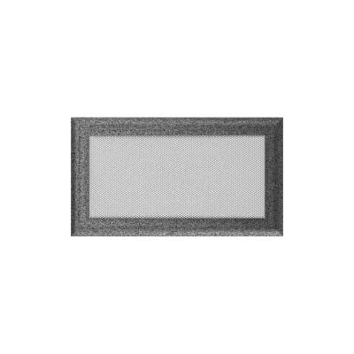 KRATKI KRATKA KOMINKOWA OSKAR CZARNO-SREBRNA 170X300 MM