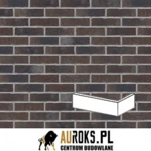 KING KLINKER DARK FORTRESS PŁYTKA KĄTOWA 240/115x71x10 MM