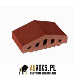 KSZTAŁTKA OGRODZENIOWA KLINKIEROWA KOLOR NUTA CYNAMONU KO 180/120x100x58 MM ZAOKRĄGLONA KLINKIER PRZYSUCHA