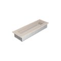 KRATKI KRATKA KOMINKOWA OSKAR KREMOWA 110X320 MM
