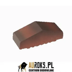 KSZTAŁTKA OGRODZENIOWA KLINKIEROWA KOLOR TAJEMNICZY OGRÓD KO 180/120x65x58 MM ZAOKRĄGLONA PEŁNA KLINKIER PRZYSUCHA