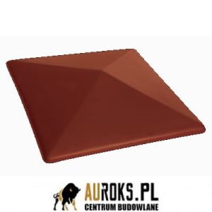 DASZEK OGRODZENIOWY KLINKIEROWY KOLOR NUTA CYNAMONU 310x310x80 MM KLINKIER PRZYSUCHA