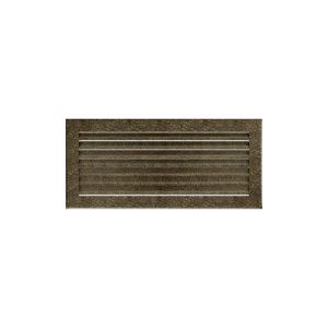 KRATKI KRATKA KOMINKOWA FRESH CZARNO-ZŁOTA 170X370 MM
