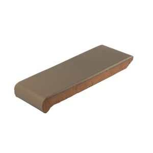 GOŁOWCZYŃSKI OKAPNIK OK28 BRĄZ ANGOBA 280x110x25 MM