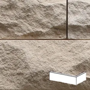 STEGU KAMIEŃ DEKORACYJNY PŁYTKA  KĄTOWA AMSTERDAM  1  BEIGE  11,5/23,5x7,6CM  OPK. 0,76 MB