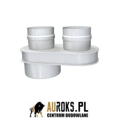 ROZDZIELACZ KWASOODPORNY DWUŚCIENNY MKPS INV Z 60I100 MM NA 2X80 MM DO PIECÓW KONDENSACYJNYCH KOLOR BIAŁY MK ŻARY.jpg