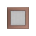 KRATKI KRATKA KOMINKOWA PROSTOKĄTNA MIEDŹ GALWANICZNA 170X170 MM