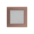 KRATKI KRATKA KOMINKOWA PROSTOKĄTNA MIEDŹ GALWANICZNA 170X170 MM
