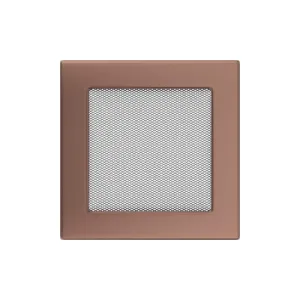 KRATKI KRATKA KOMINKOWA PROSTOKĄTNA MIEDŹ GALWANICZNA 170X170 MM