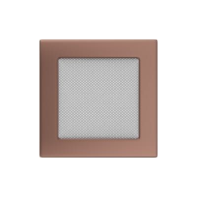 KRATKI KRATKA KOMINKOWA PROSTOKĄTNA MIEDŹ GALWANICZNA 170X170 MM