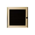 KRATKI KRATKA KOMINKOWA OSKAR ZŁOTA Z ŻALUZJĄ 220X220 MM