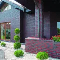 CEGŁA KLINKIEROWA PERFOROWANA KOLOR ETNA RF 250x120x65 MM - aranżacja
