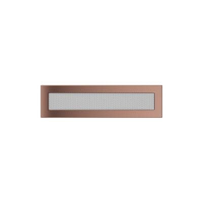 KRATKI KRATKA KOMINKOWA PROSTOKĄTNA MIEDŹ GALWANICZNA 110X420 MM