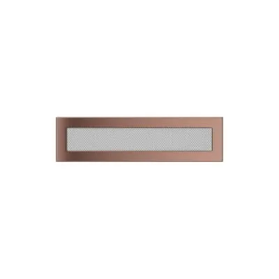 KRATKI KRATKA KOMINKOWA PROSTOKĄTNA MIEDŹ GALWANICZNA 110X420 MM