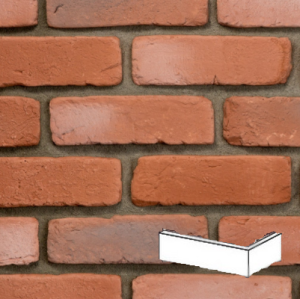 STEGU KAMIEŃ DEKORACYJNY PŁYTKA  KĄTOWA LOFT 2 RED  8x19x6,3CM  OPK.1,17MB