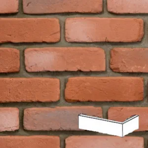 STEGU KAMIEŃ DEKORACYJNY PŁYTKA  KĄTOWA LOFT 2 RED  8x19x6,3CM  OPK.1,17MB