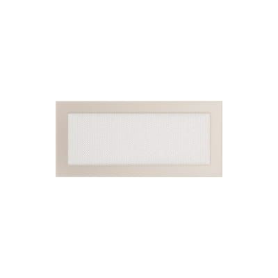 KRATKI KRATKA KOMINKOWA PROSTOKĄTNA KREMOWA 170X370 MM