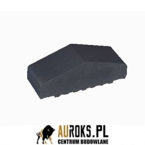 KSZTAŁTKA OGRODZENIOWA KLINKIEROWA KOLOR NOC POLARNA KO 180/120x65x58 MM ZAOKRĄGLONA PEŁNA KLINKIER PRZYSUCHA