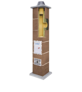 KOMPLETNY KOMIN IZOLOWANY LEIER 8,33 MB FI 250