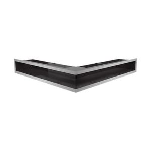 KRATKI KRATKA KOMINKOWA LUFT NAROŻNA LEWA SZLIF 600X400X90 MM