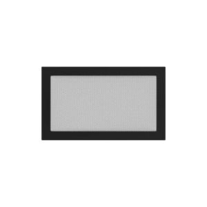 KRATKI KRATKA KOMINKOWA PROSTOKĄTNA CZARNA 220X370 MM