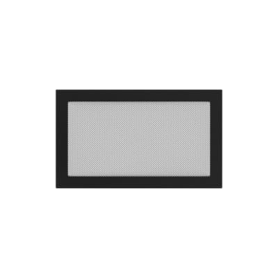 KRATKI KRATKA KOMINKOWA PROSTOKĄTNA CZARNA 220X370 MM
