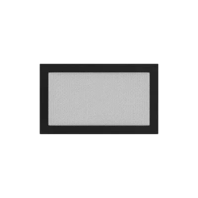 KRATKI KRATKA KOMINKOWA PROSTOKĄTNA CZARNA 220X370 MM