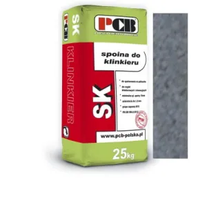 PCB ZAPRAWA DO SPOINOWANIA CEGIEŁ ELEWACYJNYCH KLINKIEROWYCH ORAZ RĘCZNIE FORMOWANYCH SK 25KG  SZARA