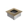 KRATKI KRATKA KOMINKOWA PROSTOKĄTNA POZŁACANA 110X110 MM