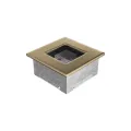 KRATKI KRATKA KOMINKOWA PROSTOKĄTNA POZŁACANA 110X110 MM