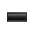 KRATKI KRATKA KOMINKOWA FRESH CZARNA 170X370 MM
