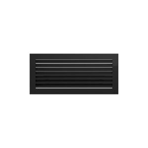 KRATKI KRATKA KOMINKOWA FRESH CZARNA 170X370 MM