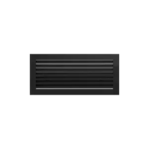 KRATKI KRATKA KOMINKOWA FRESH CZARNA 170X370 MM