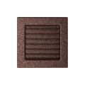 KRATKI KRATKA KOMINKOWA PROSTOKĄTNA MIEDZIANA Z ŻALUZJĄ 170X170 MM