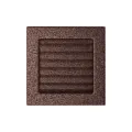 KRATKI KRATKA KOMINKOWA PROSTOKĄTNA MIEDZIANA Z ŻALUZJĄ 170X170 MM