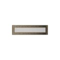 KRATKI KRATKA KOMINKOWA PROSTOKĄTNA CZARNO-ZŁOTA 110X420 MM