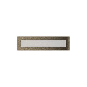 KRATKI KRATKA KOMINKOWA PROSTOKĄTNA CZARNO-ZŁOTA 110X420 MM