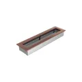 KRATKI KRATKA KOMINKOWA PROSTOKĄTNA MIEDŹ GALWANICZNA 110X420 MM