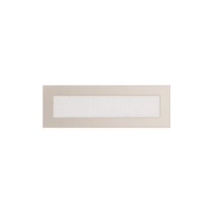 KRATKI KRATKA KOMINKOWA PROSTOKĄTNA KREMOWA 110X320 MM