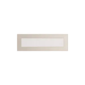 KRATKI KRATKA KOMINKOWA PROSTOKĄTNA KREMOWA 110X320 MM